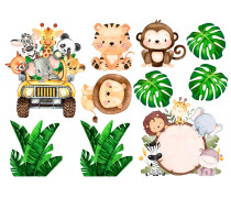 Їстівна картинка Звірята Сафарі.