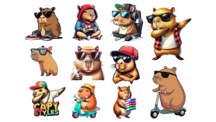 Їстівна картинка Капібара 2