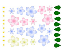 Їстівна картинка Заготівля для квітів