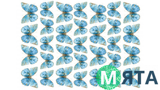 Їстівна картинка Метелики 24