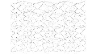 Їстівна картинка Метелики 25