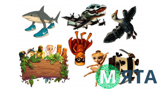 Їстівна картинка Італійські меми "Балерина капучіно та інші"