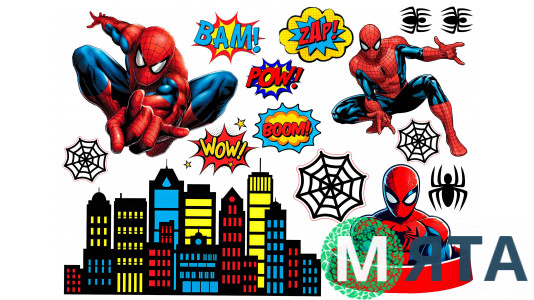 Їстівна картинка Людина Павук 10