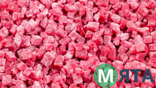 Фруктові желейні шматочки Малина