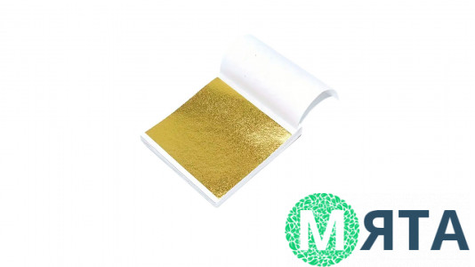 Поталь 8х8 см. Золото