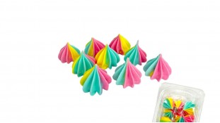 Міні-Безе М'ятний Мікс, 9 штук