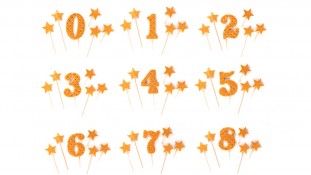 Набір цукрових топерів Цифра Преміум