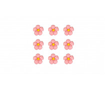 Набір цукрових прикрас Шовкові квіти