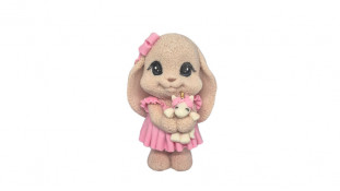 Шоколадна фігурка Mi-Mi Зайчиха з єдинорогом