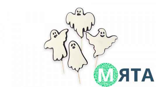 Набір топерів з глазурі Привиди