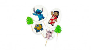 Набір цукрових топерів Стіч та Енджел