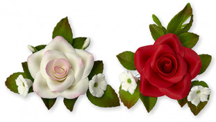 Цукрова прикраса Букет Троянд №4