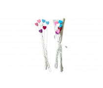 Набір Міні-Сердечок на дроті, 7 шт
