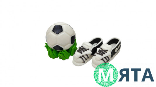 Набір цукрового декору М'яч та бутси