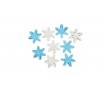 Набір цукрових фігурок Сніжинки фігурні, 9 шт