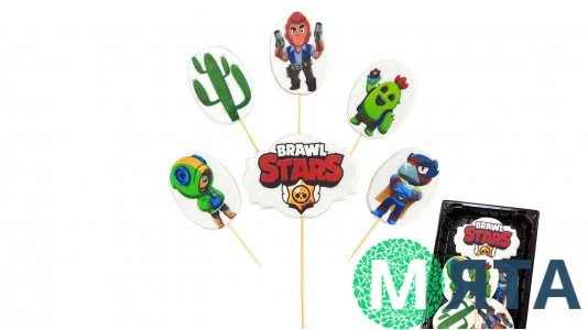 Набір цукрових топерів Бравл Старс