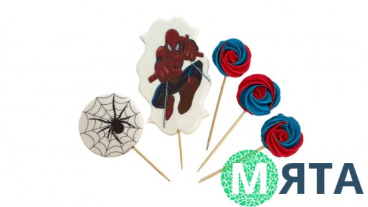 Набір цукрових топерів Людина Павук