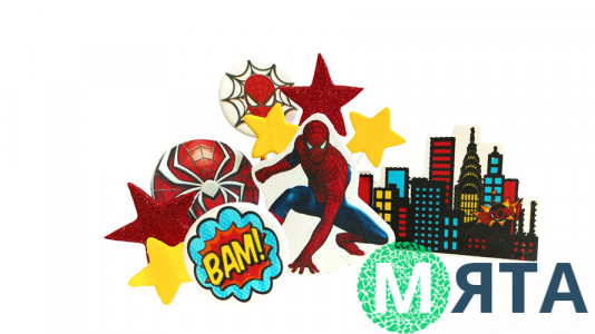 Набір цукрових топерів Людина Павук Преміум