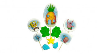 Набір цукрових топерів Губка Боб