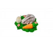 Цукрова фігурка Зайчик на траві