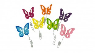 Цукровий декор Метелики святкові, 7 шт