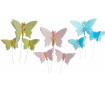 Метелики з вафельного паперу на дроті, 3 шт.