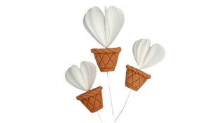 Вафельний декор Повітряні кулі, 3 шт