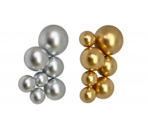 Сфери з кондитерської глазурі, набір 7 шт