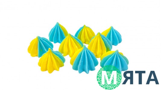 Міні-Безе Патріотичний Мікс, 9 штук