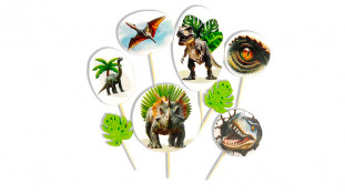 Набір цукрових топерів Епоха Динозаврів