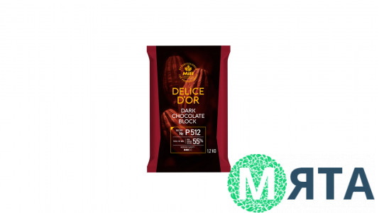 Шоколад чорний Delice D'or 55%, шокоблок