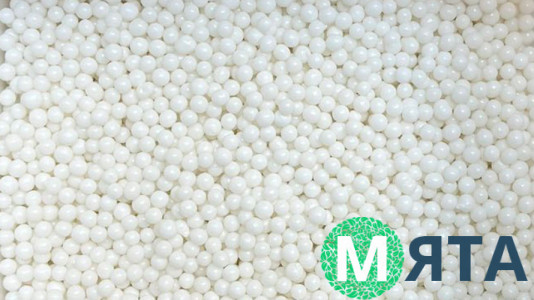 Цукрові кульки Перли білі 5-10 мм