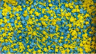 Цукрове посипання Патріотичний Мікс