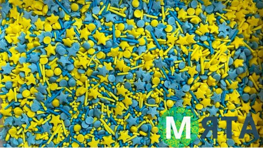 Цукрове посипання Патріотичний Мікс