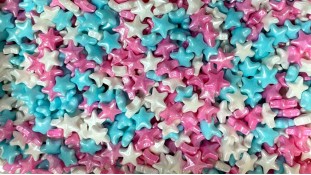 Кондитерська посипка Зірки, великі