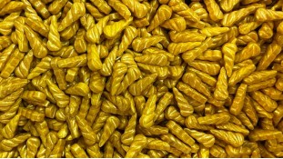 Кондитерська посипка Рожки Золоті