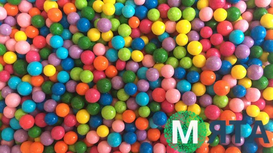 Глянцеві кульки 5 мм. Мікс №3