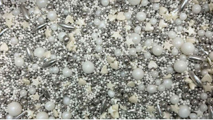 Кондитерська посипка Срібна наречена