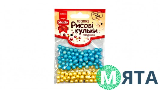 Рисові кульки Стік Жовтий/Блакитний