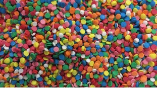 Цукрове посипання Конфетті №4