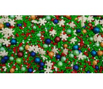 Цукрове посипання Мікс з кульками №14. Зелений