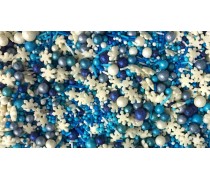 Цукрове посипання Мікс з кульками №19. Синій