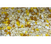 Цукрове посипання Мікс з кульками №28. Жовтий