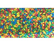 Цукрове посипання Серця №1 різнокольорові