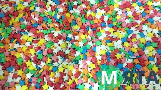 Цукрове посипання Зірочки №2