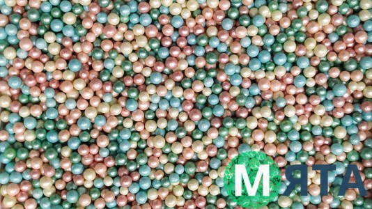 Цукрові кульки перламутрові мікс №1