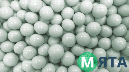Повітряні кульки в шоколаді, М'ята