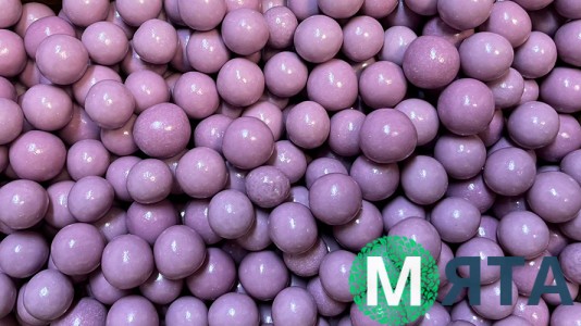 Повітряні кульки в шоколаді, Бузкові