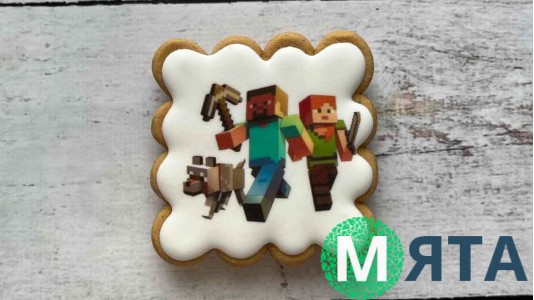 Пряник квадратний Майнкрафт