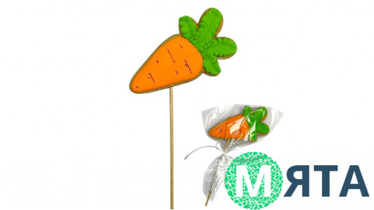 Пряник на шпажці Морква